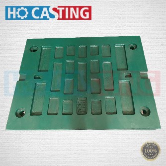 EXTEC C12 Sqaure tooth Jaw plate PN J5780000